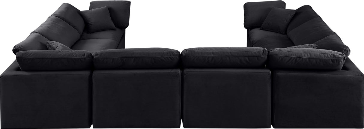 Indulge - Velvet 8 Piece Modular Sectional