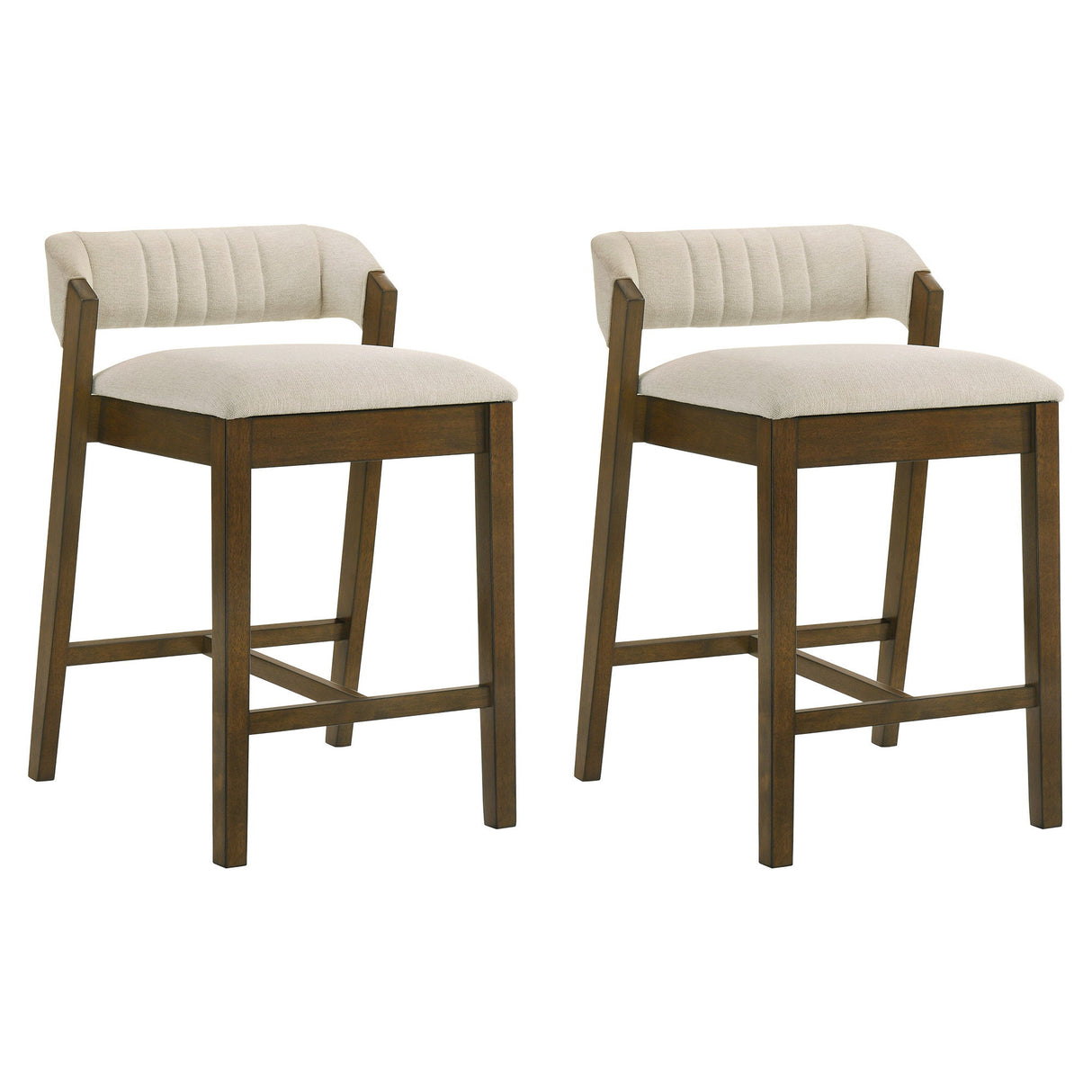 Landyn - 26" Sepia Brown Counter Height Rubberwood Barstool