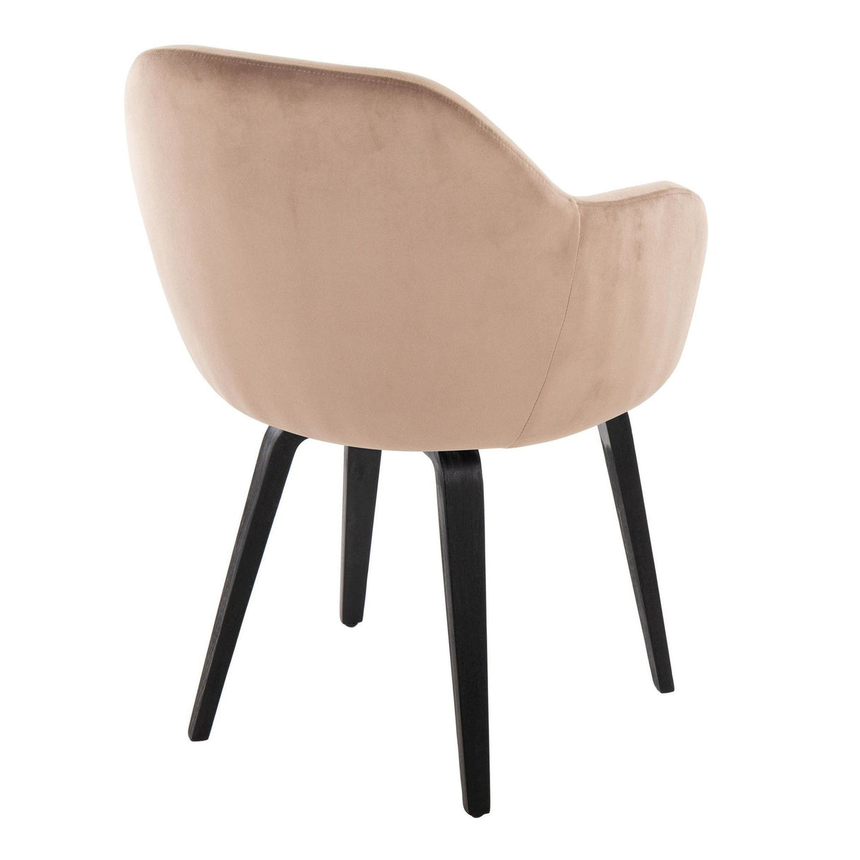 Buena - Dining Chair (Set of 2) - Black Wood Legs