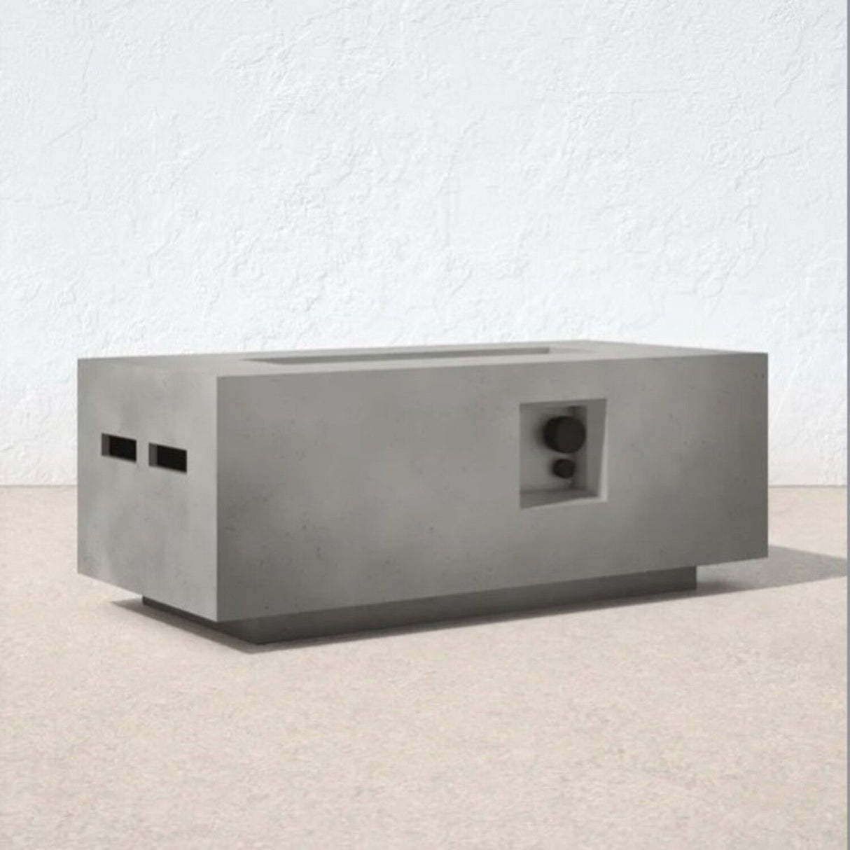 Propane Outdoor Durable Fire Pit Table - Gray