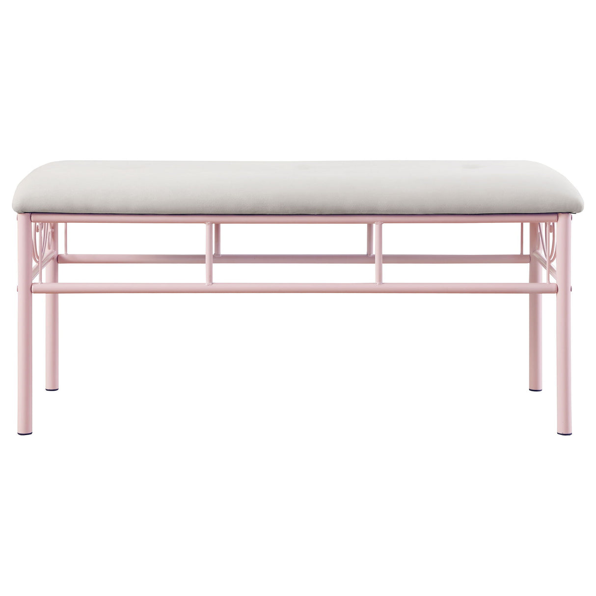 Bench With Upholstered - Pink
