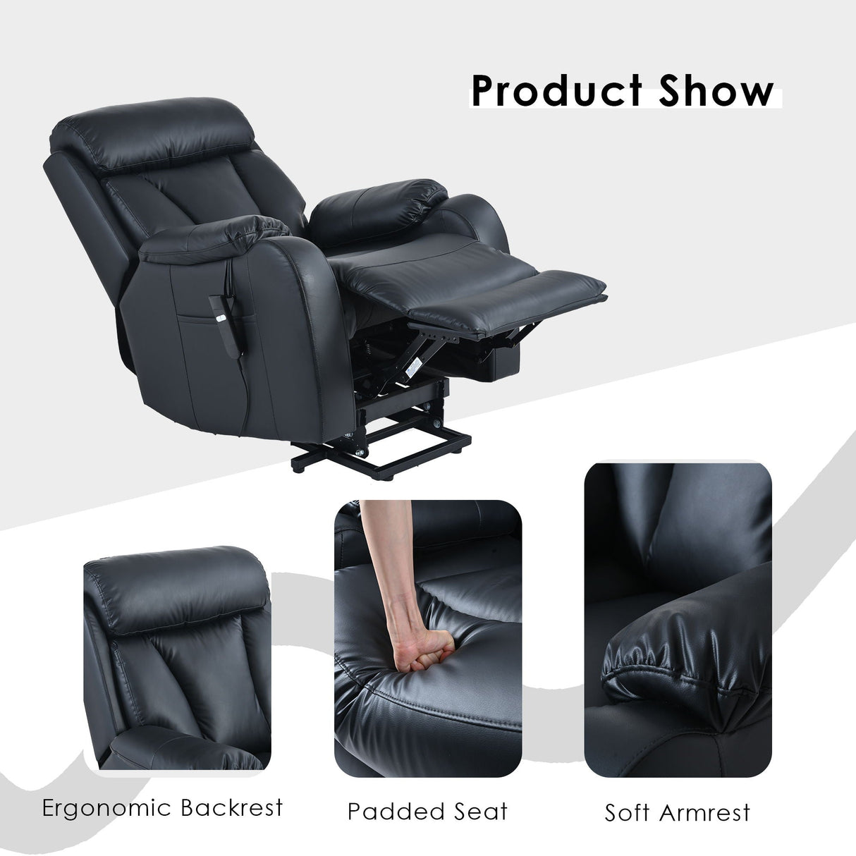 Lift Chair Power Remote Controlб Recliner Relax Soft Chair