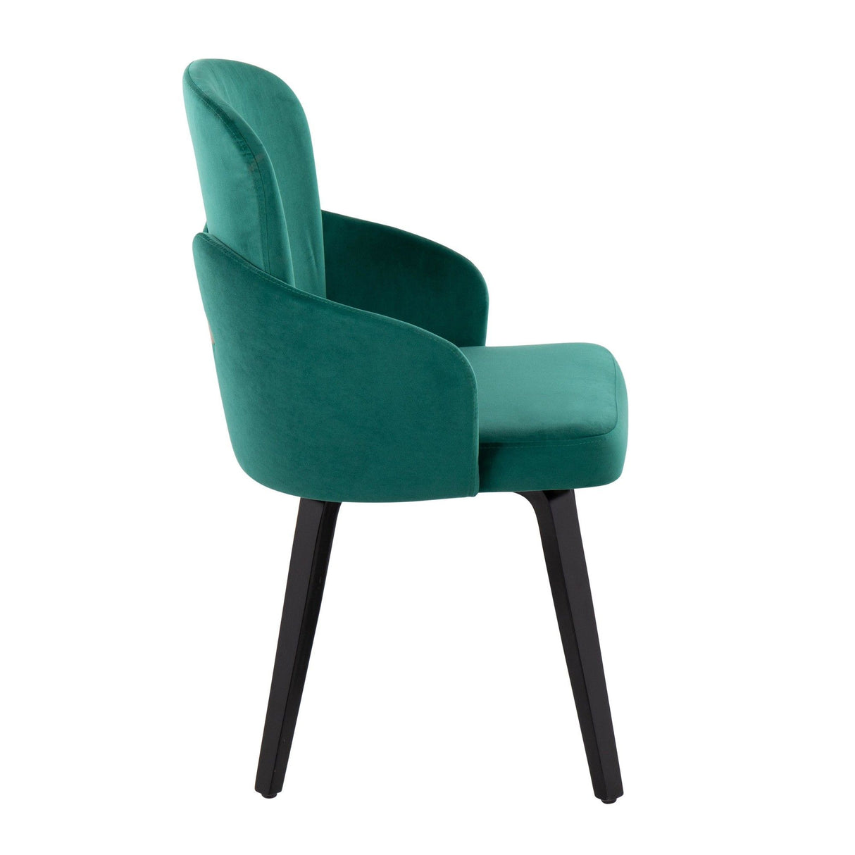 Dahlia - Contemporary Dining Chair (Set of 2) - Black Wood