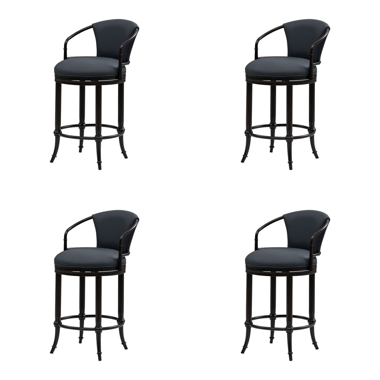 Otis - Upholstered Swivel Counter Height Barstool