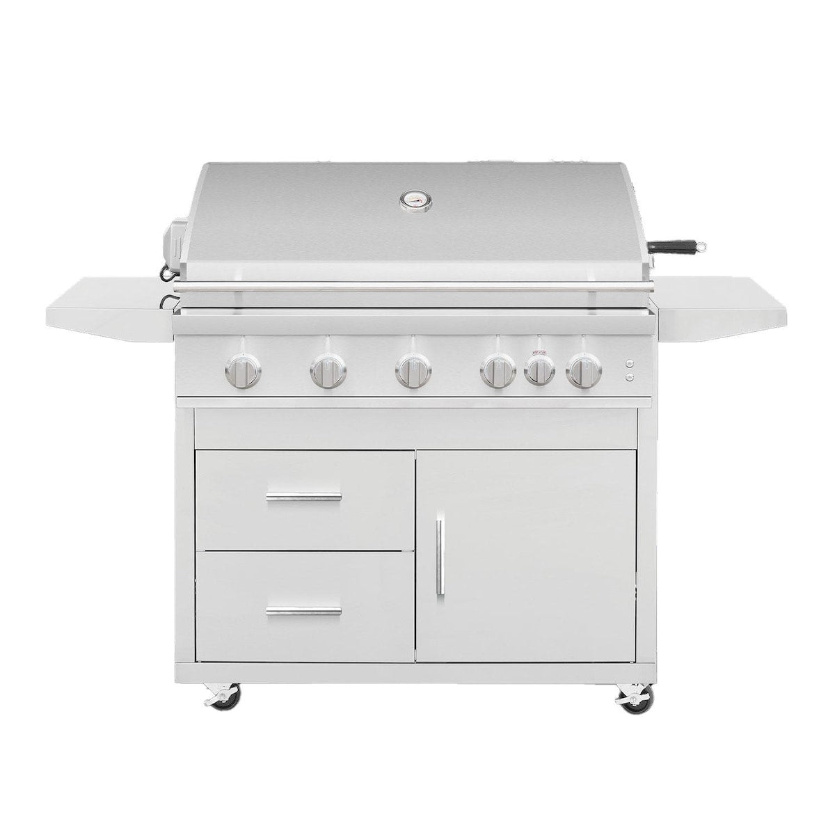 Summerset Sizzler Pro 40-in 5 Burner Freestanding Natural Gas Grill w/ Rear Infrared Burner