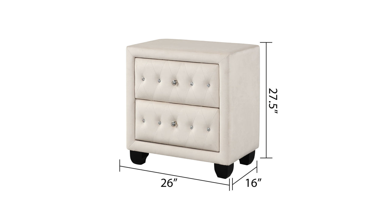 Sophia - Upholstered Bedroom Set