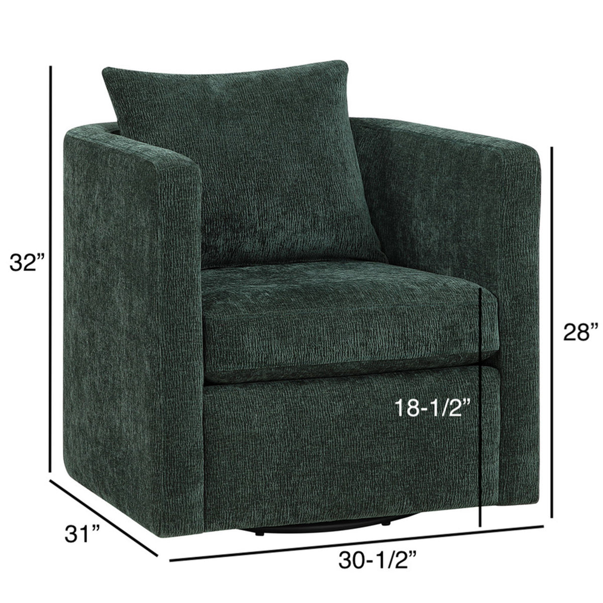 Sutton - Swivel Barrel Chair