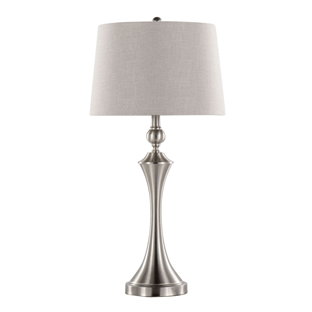 Flint - Contemporary Table Lamp Built In USB Port (Set of 2)
