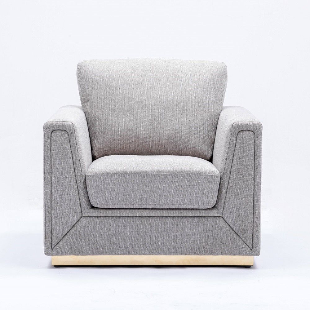 Valin - Chair - Gray Linen
