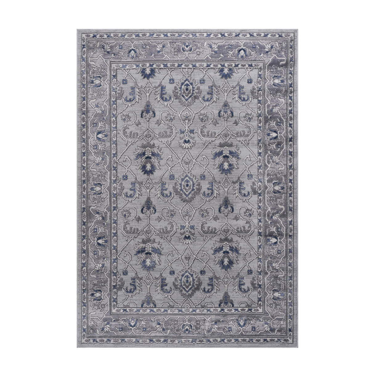 Marfi - 8' X 10' Oriental Area Rug - Gray / Blue