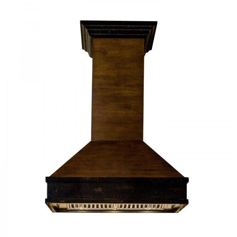 36" Ducted Wooden Wall Mount Range Hood and Hamilton - 36 inch - (329AH36) -