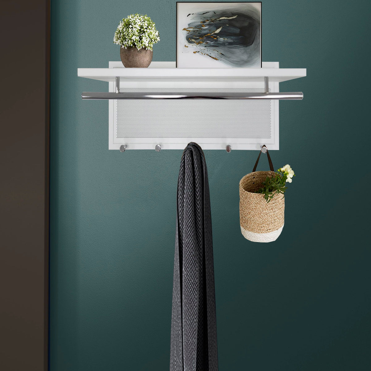 Esyspot - Hook Wall Mounted With Shelf