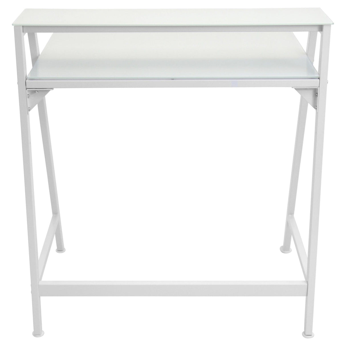 2-Tier - Desk - White
