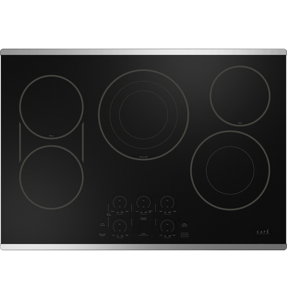 Caf(eback)(TM) 30" Touch-Control Electric Cooktop - (CEP90302TSS)