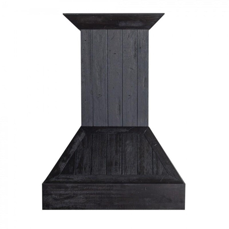 Shiplap Wooden Wall Mount Range Hood (349DD) - 30 Inch - (349DD30) -