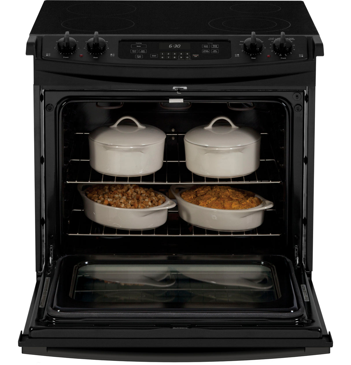GE JD630DTBB 30" Drop-In Electric Range - Black