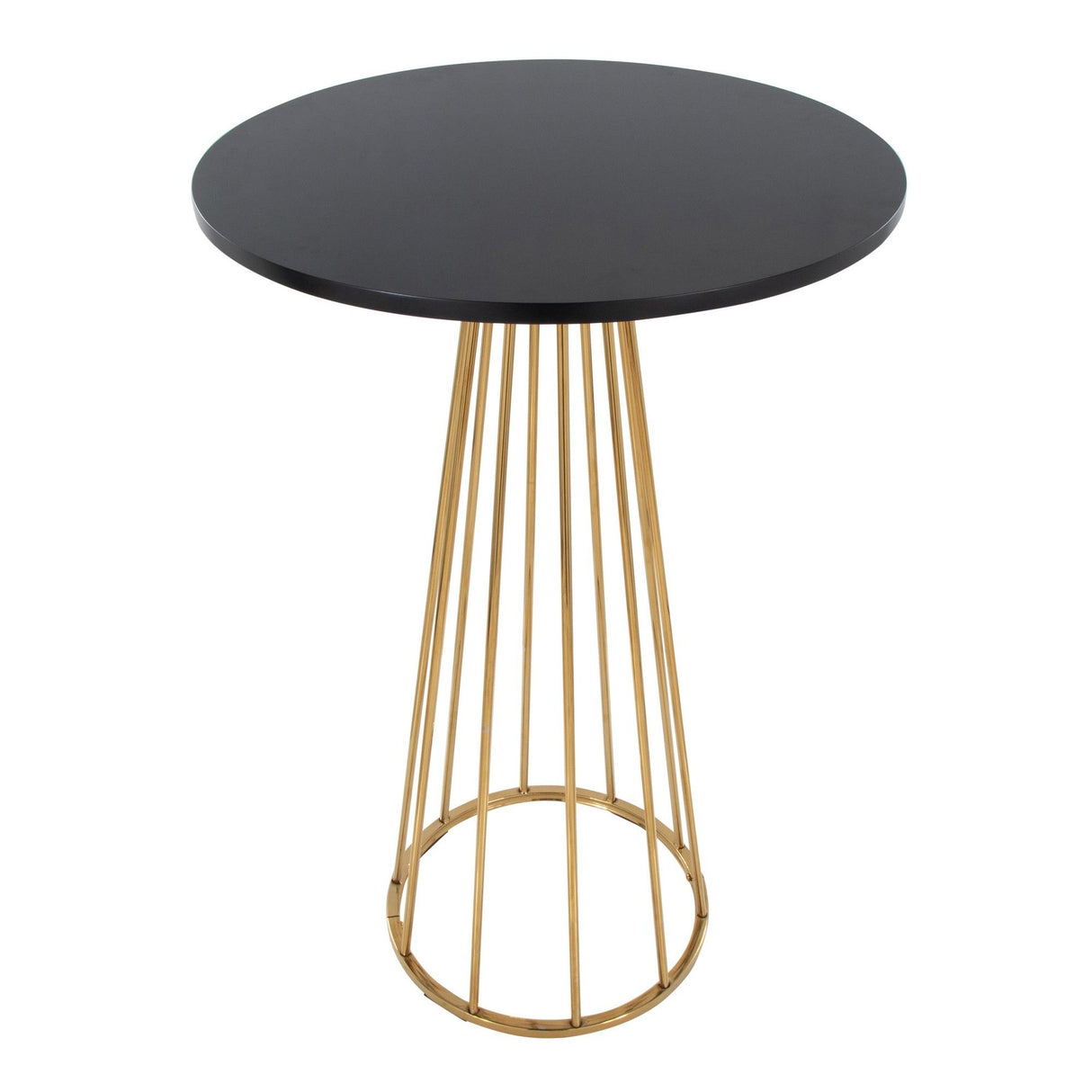 Canary - Bar Table - Gold Metal