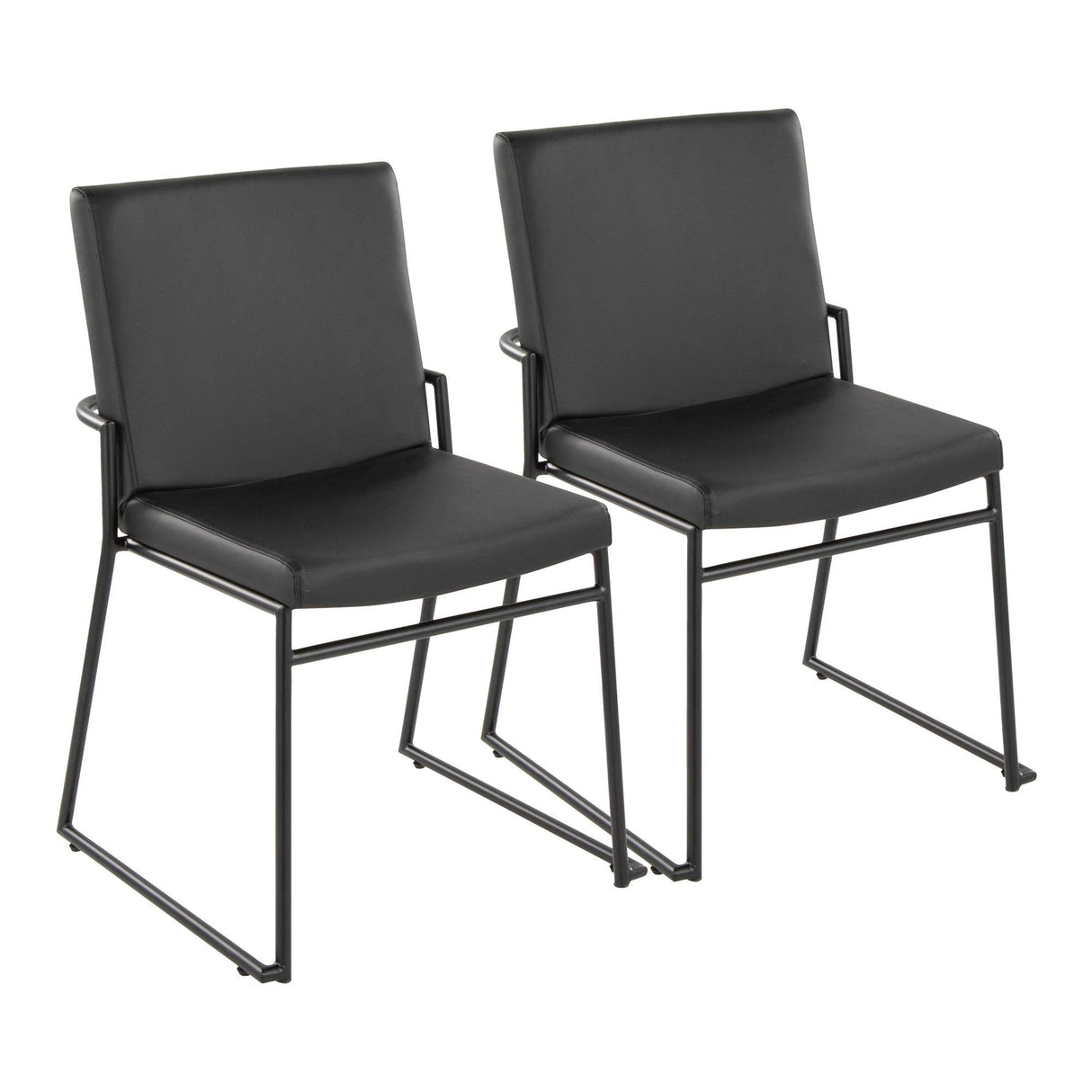 Dutchess - Dining Chair (Set of 2) - Black Metal