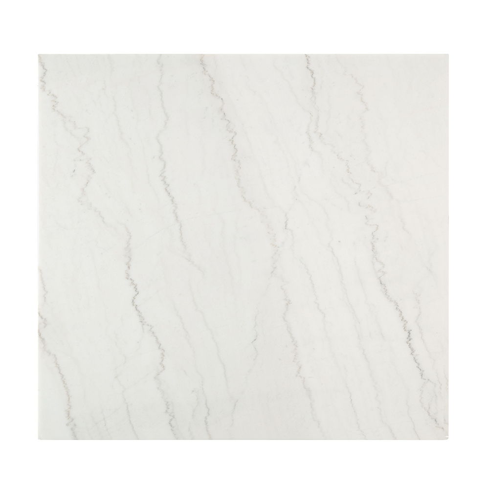 Edwyn - Counter Height Table - White Natural Marble Top & Espresso