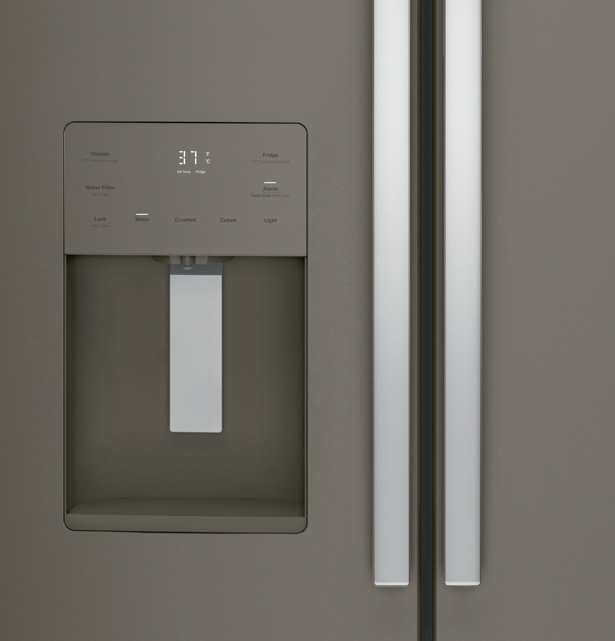 GE GFE26JMMES - 36 in. 25.6 cu. ft. French Door Refrigerator with Ice & Water Dispenser - Fingerprint Resistant Slate