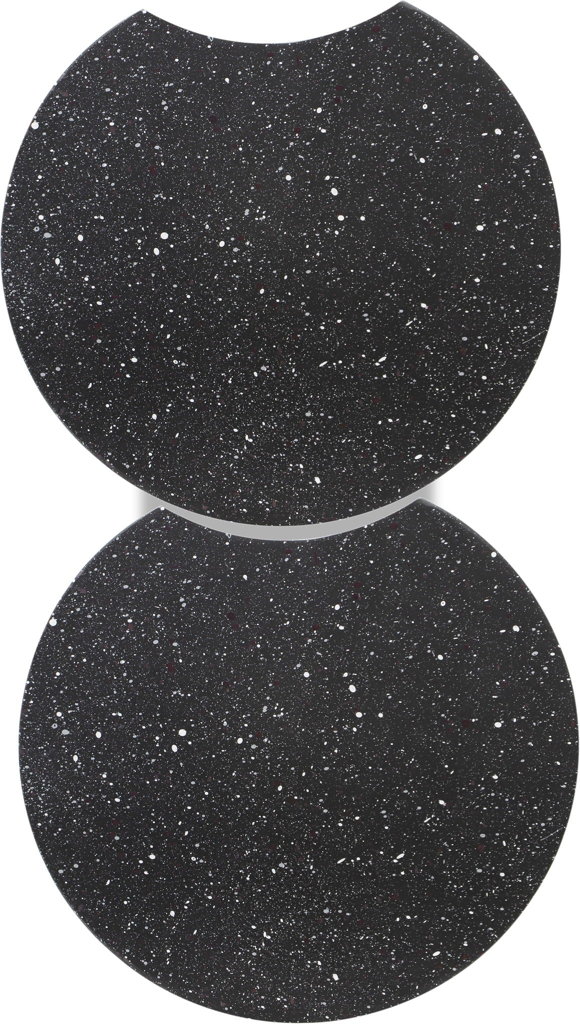 Dimple - 2 Piece Modular End Table - Terazzo Finish