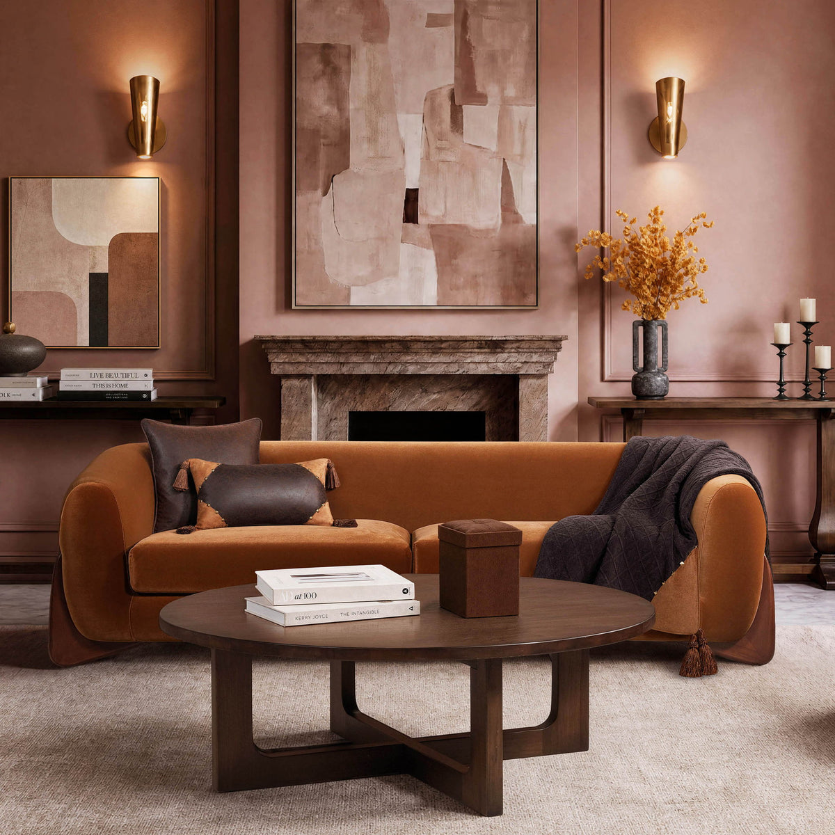 Pino - Round Coffee Table - Brown