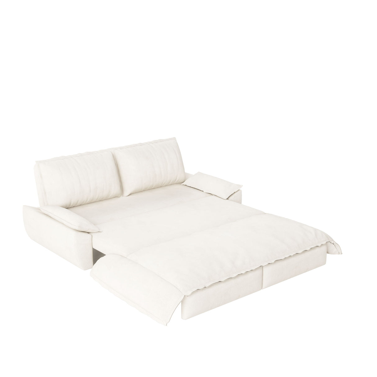 Queen Pull Out Sofa Bed, 3 In 1 Convertible Sleeper Sofa