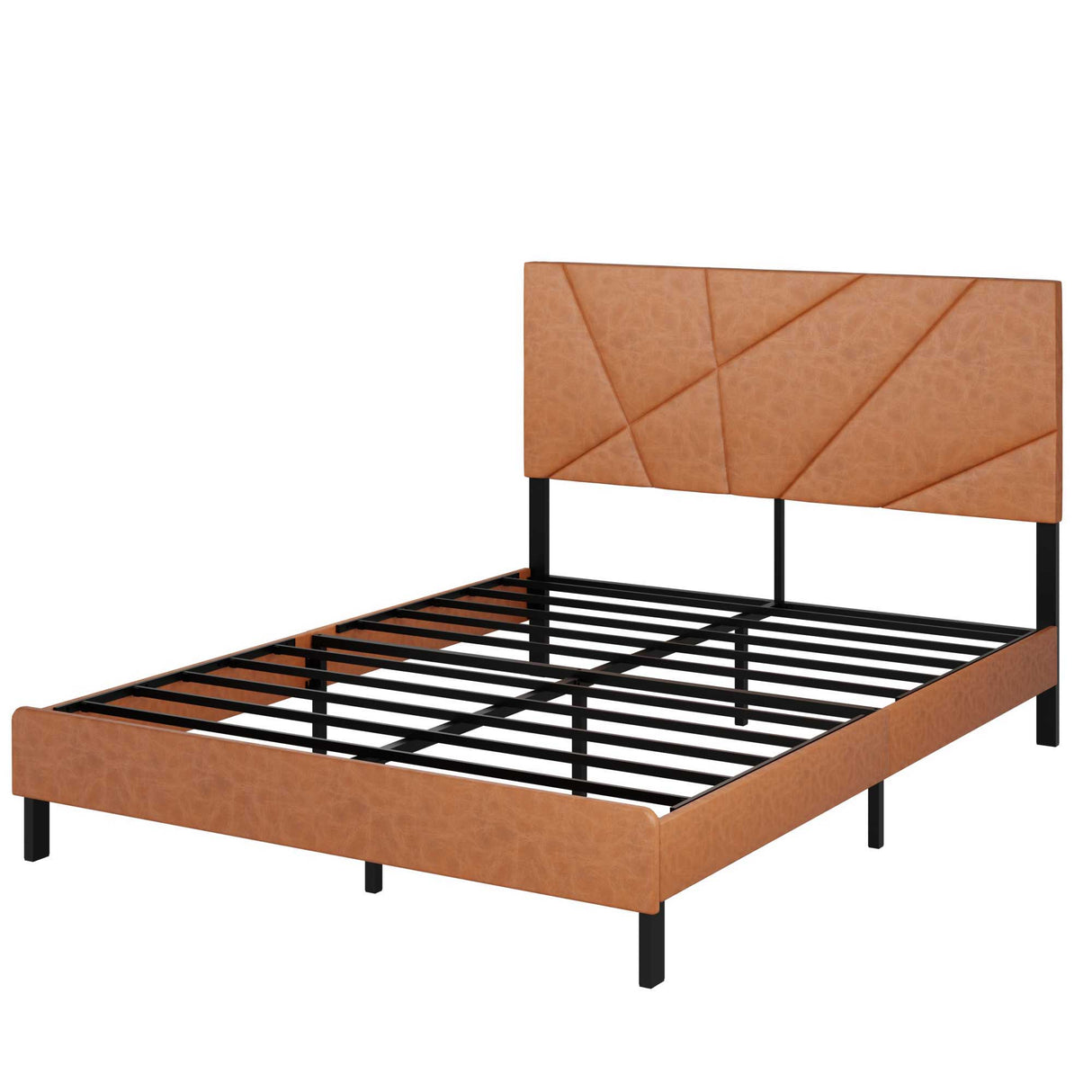 Vintage Under Bed Storage And Square Platform Design