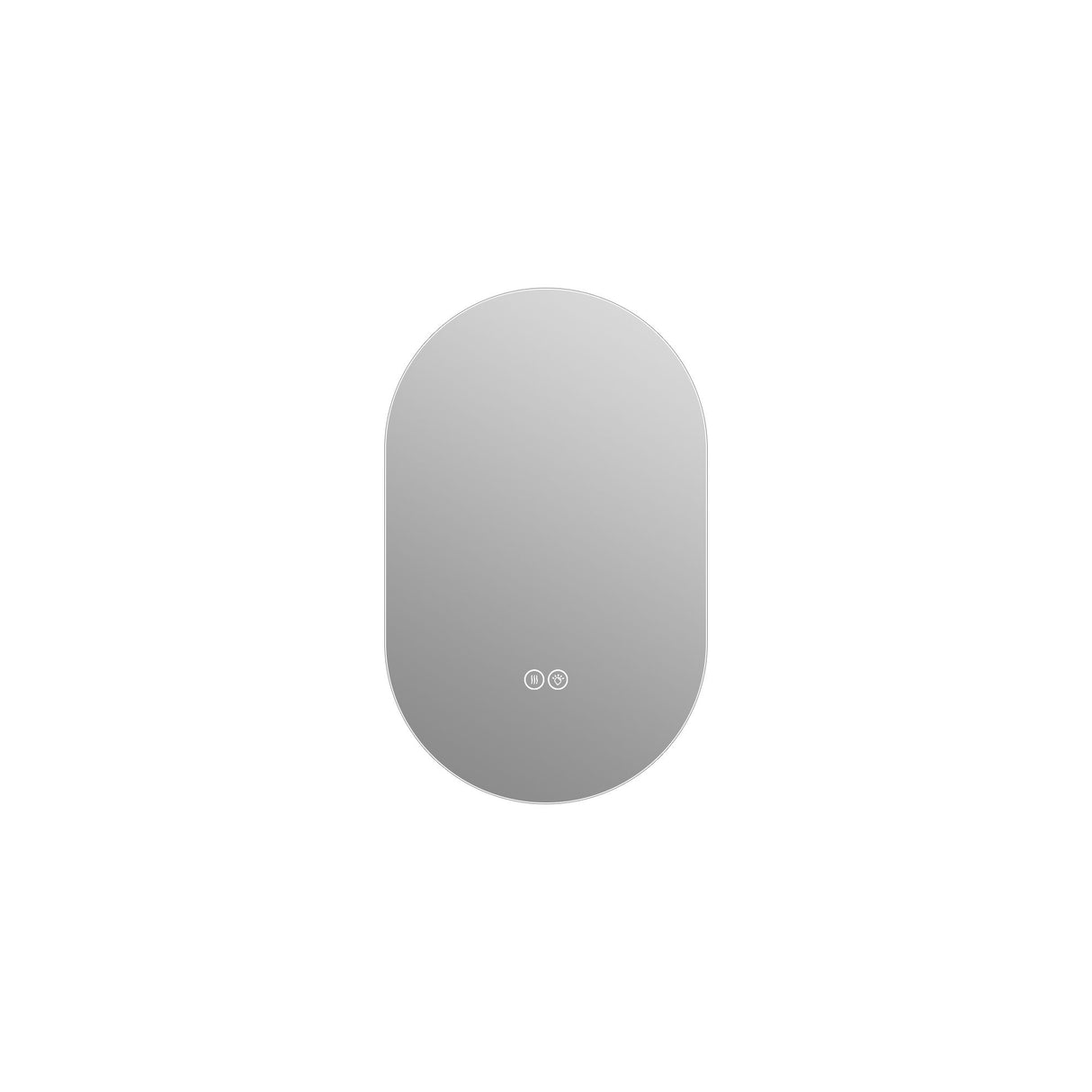 Smart Wall Mounted LED Touch Screen Mirror With Anti-Fog Function And Adjustable Lighting