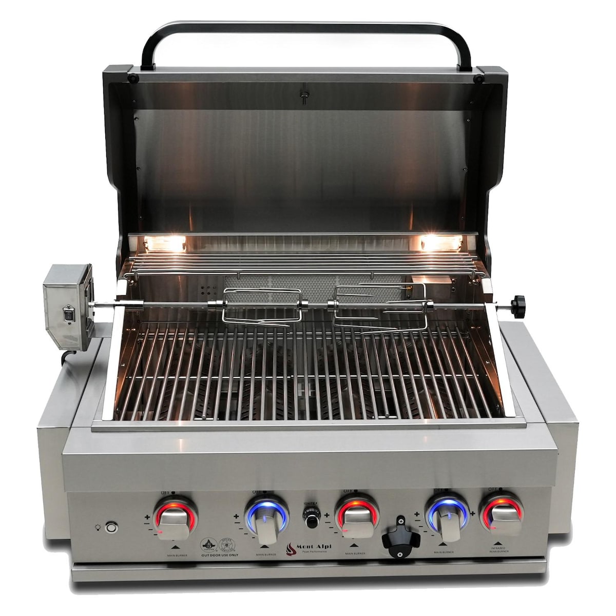Mont Alpi 400 32-Inch Built-In Propane Gas Grill - MABi400