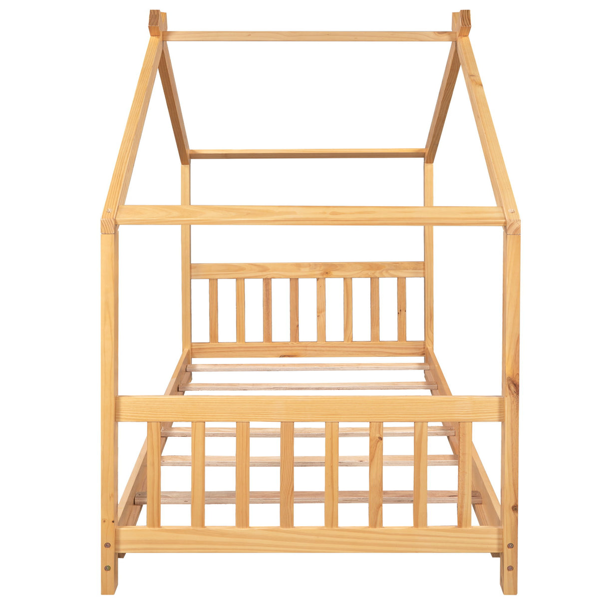 House Platform Bed With Headboard And Footboard, Roof Design