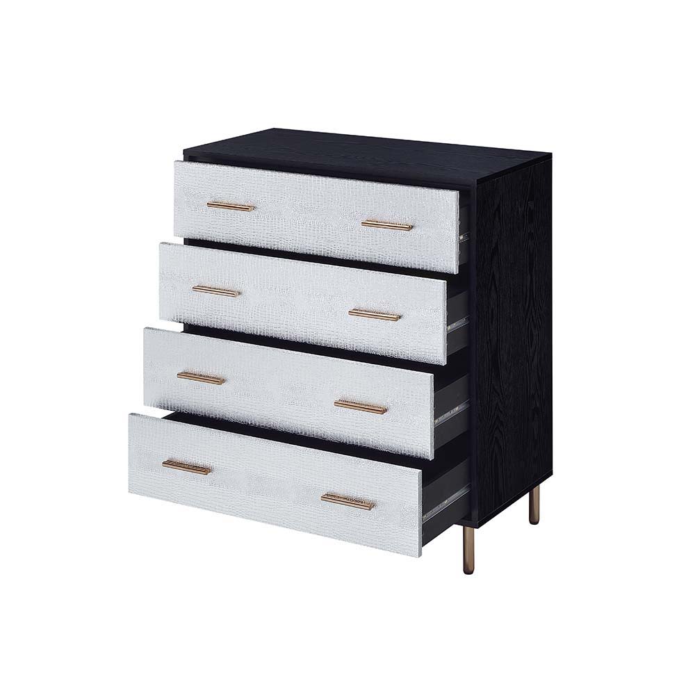 Myles - Chest - Black, Silver & Gold