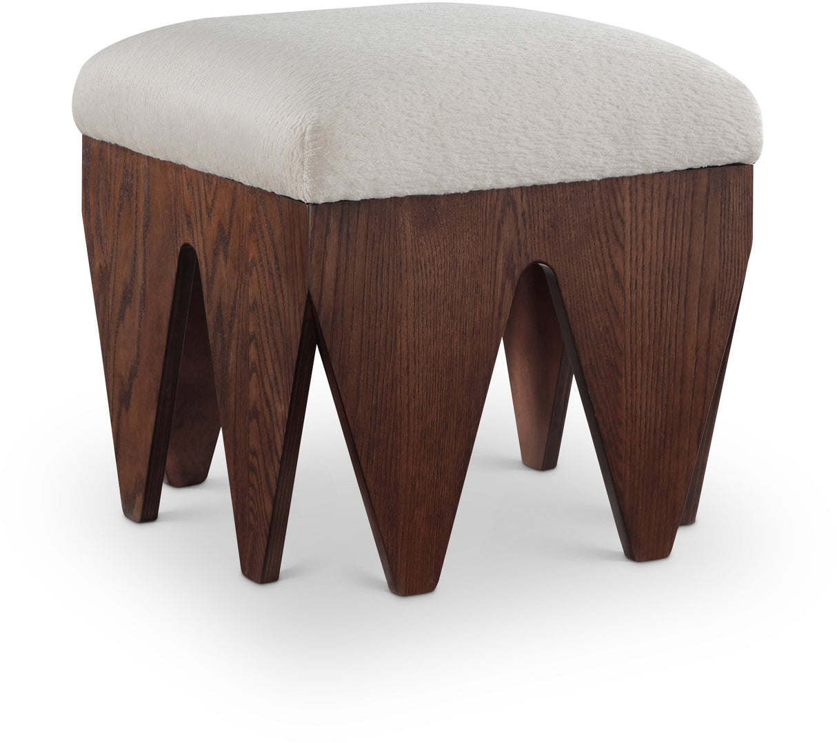 Altair - Fabric Bench - Dark Brown Base