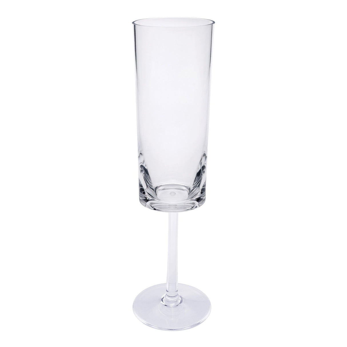 Oval Halo - Acrylic Champagne Flutes (Set of 4)