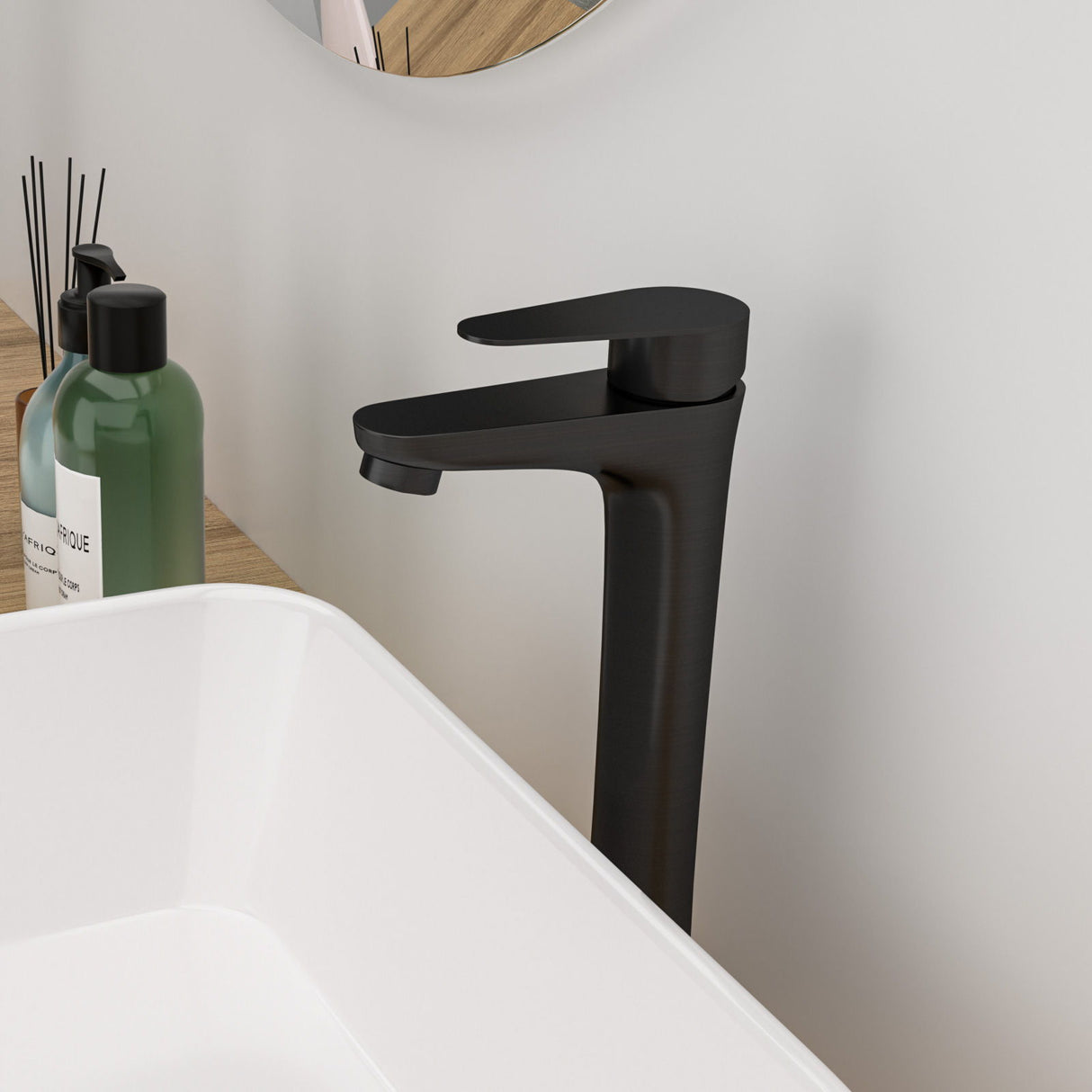 Single Handle Vessel Sink Faucet