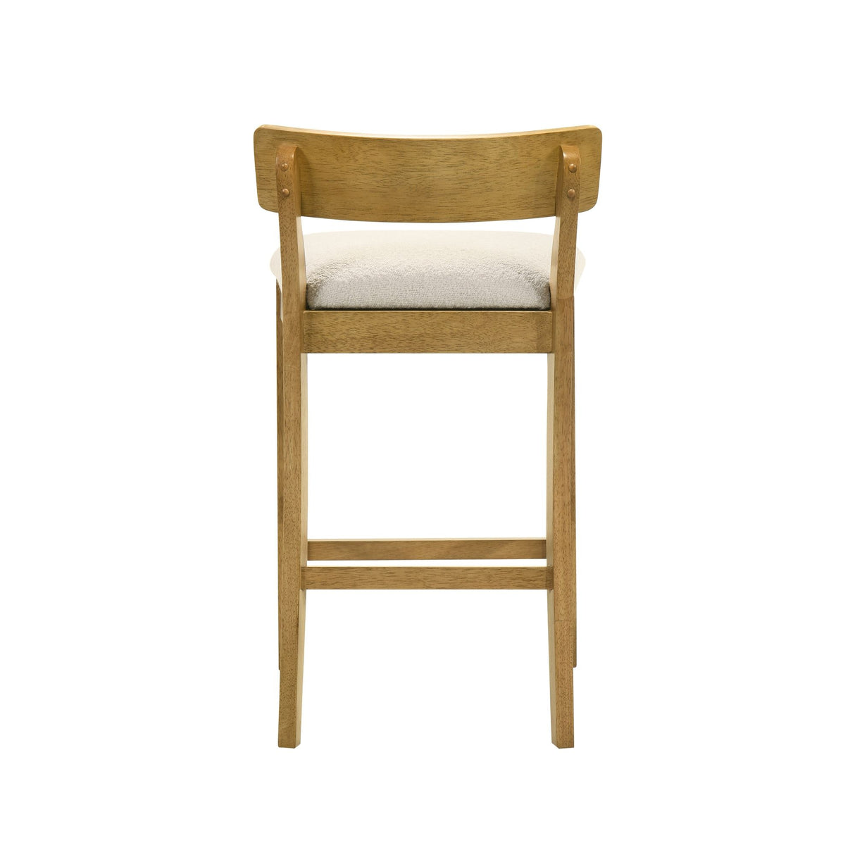 Merie - Modern Transitional Wood Counter Height Kitchen Bar Stool