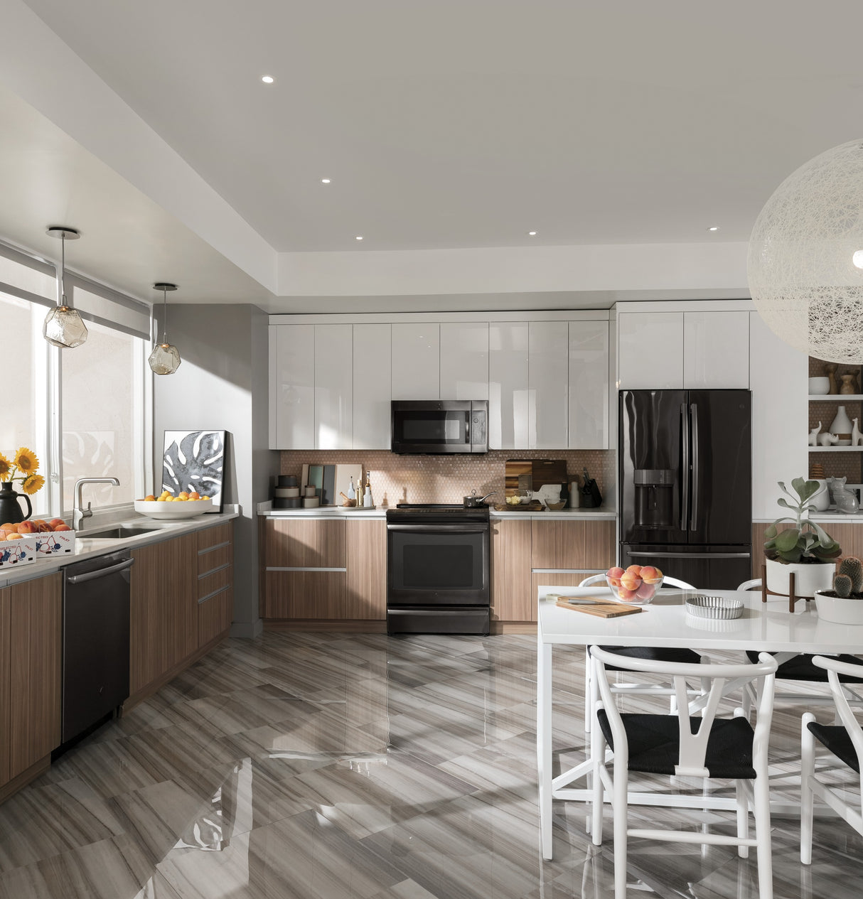 GE Profile(TM) Series ENERGY STAR(R) 27.7 Cu. Ft. French-Door Refrigerator with Hands-Free AutoFill - (PFE28KBLTS)