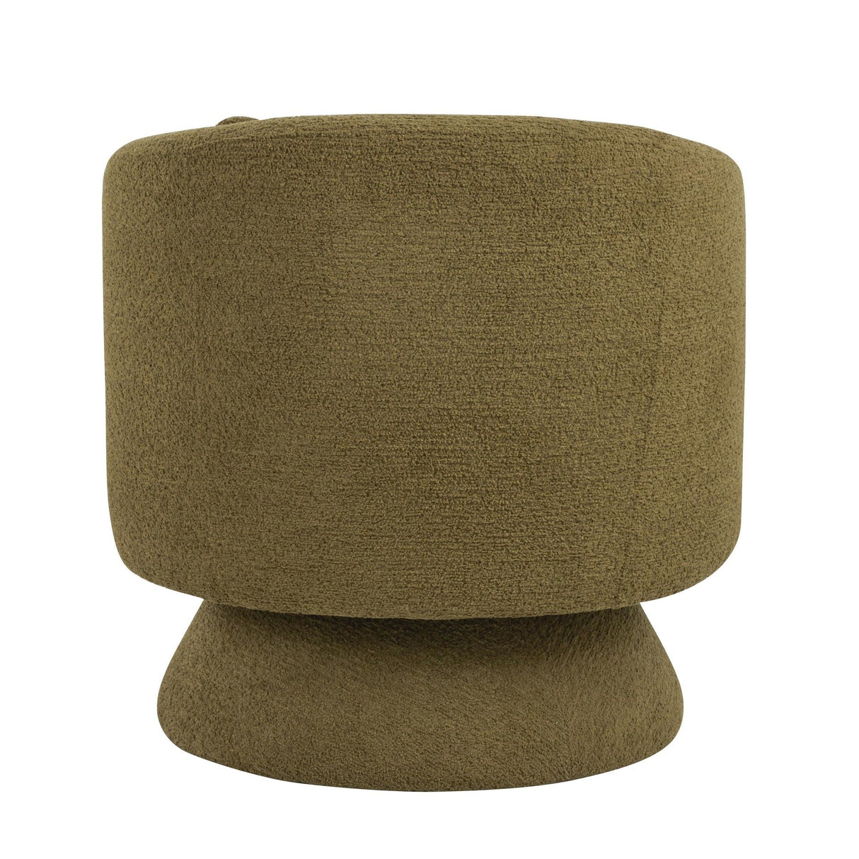 Zara - Upholstered Contemporary Swivel Accent Chair With Pillow