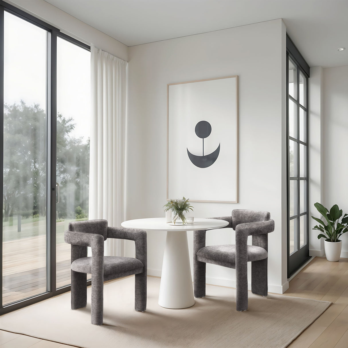 Brenda - Chenille Dining Chair (Set of 2)