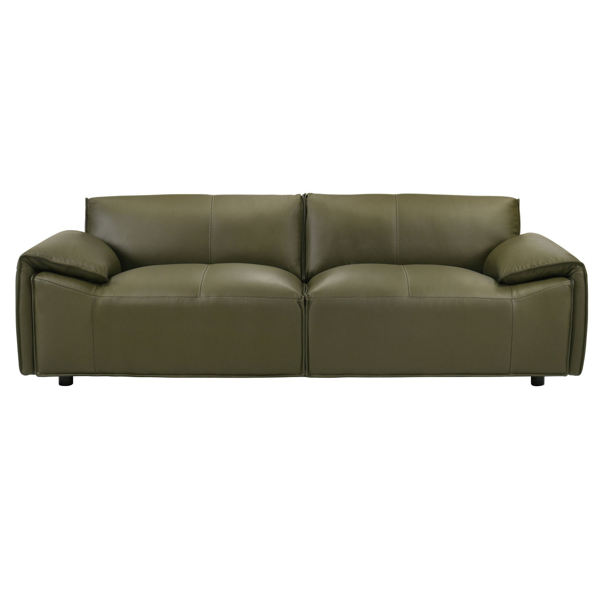 Tanner - Leather Sofa With Padded Arms