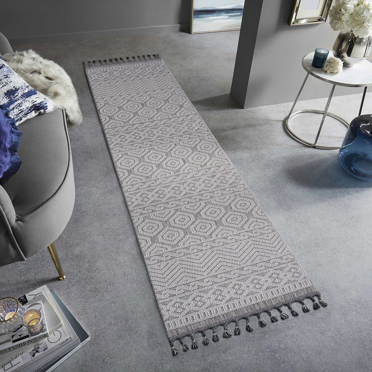 Guros - Trendy Geometric Indoor / Outdoor Rug