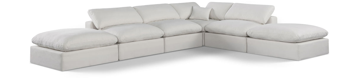 Comfy - 6 Piece Linen Modular Sectional