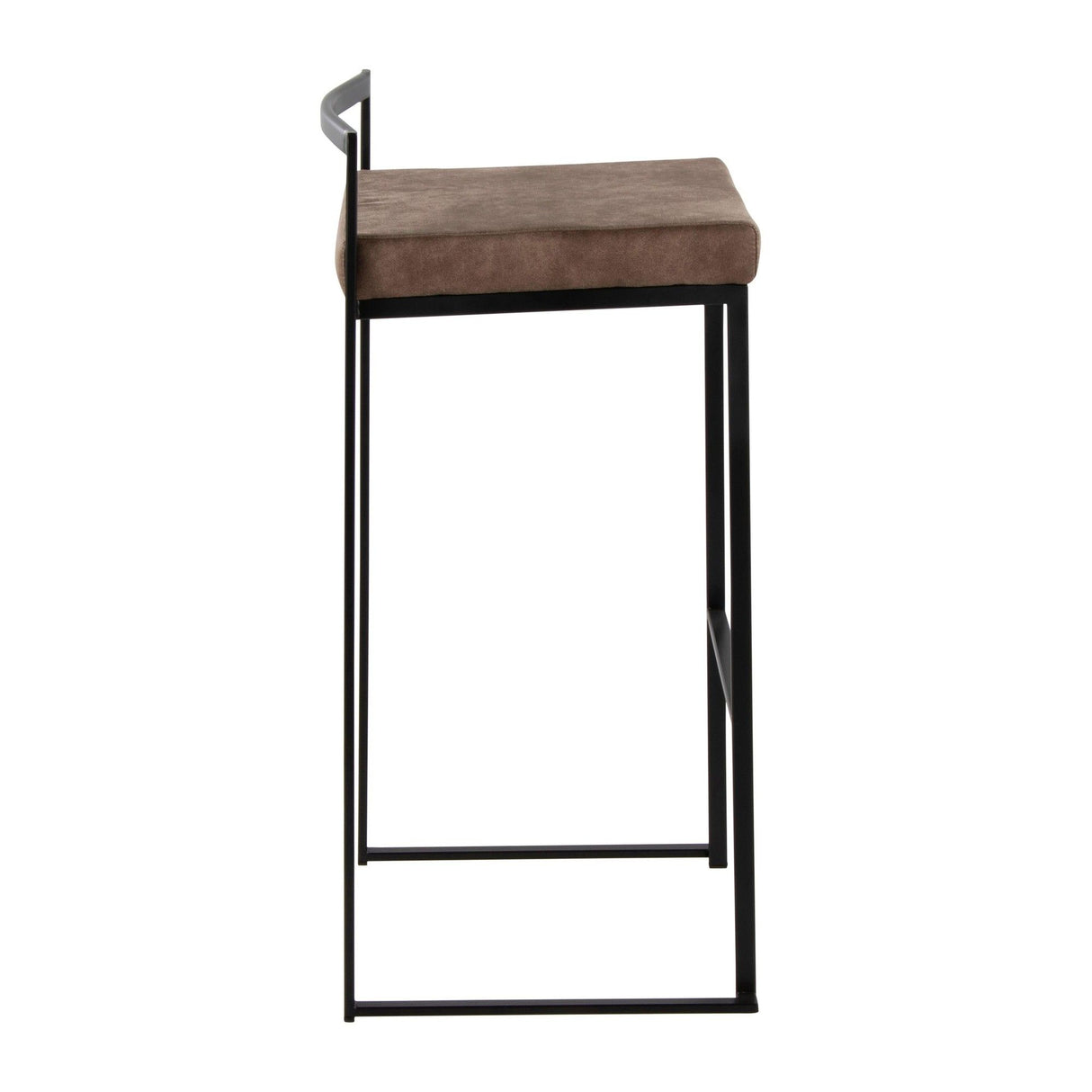 Fuji - Stackable Barstool - Black Metal