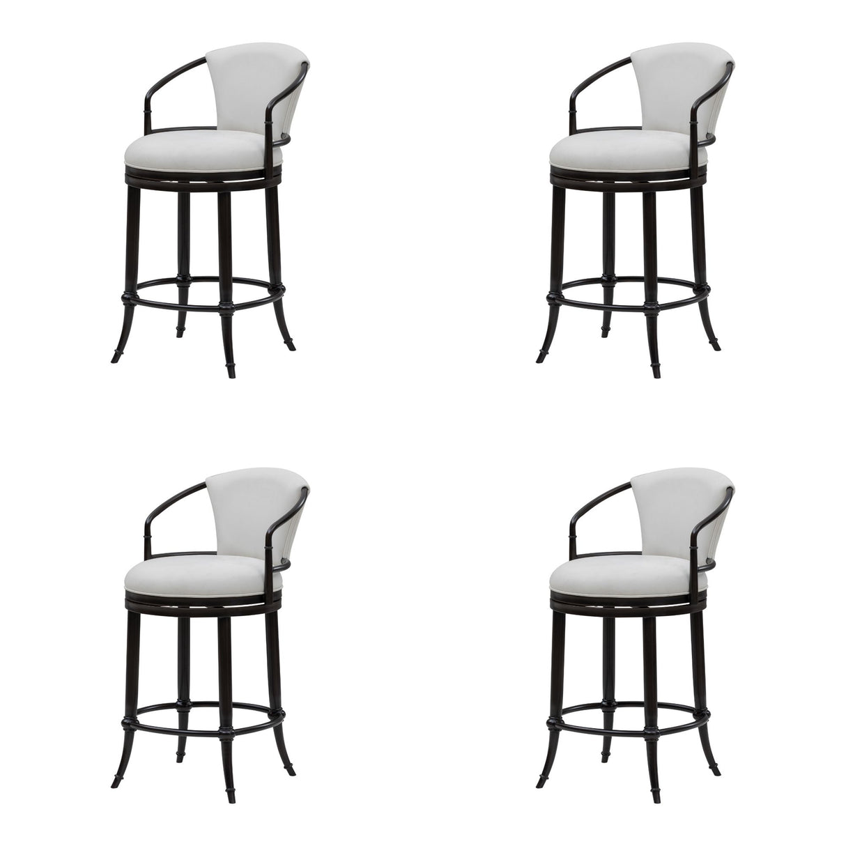Otis - Upholstered Swivel Counter Height Barstool