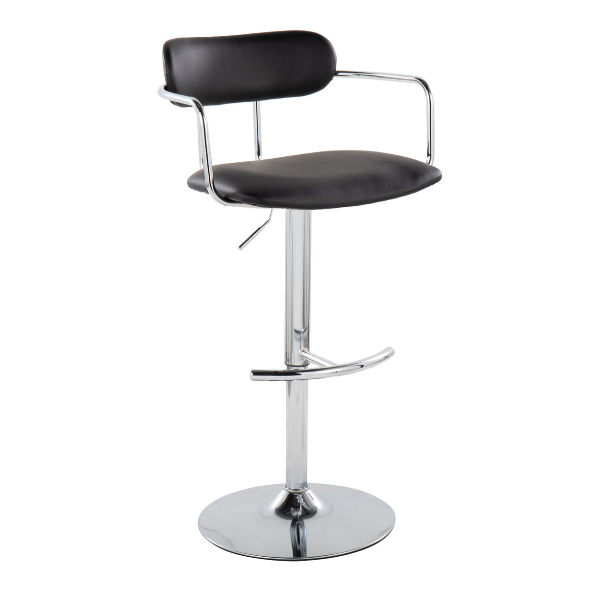 Demi - Adjustable Barstool (Set of 2) - Black