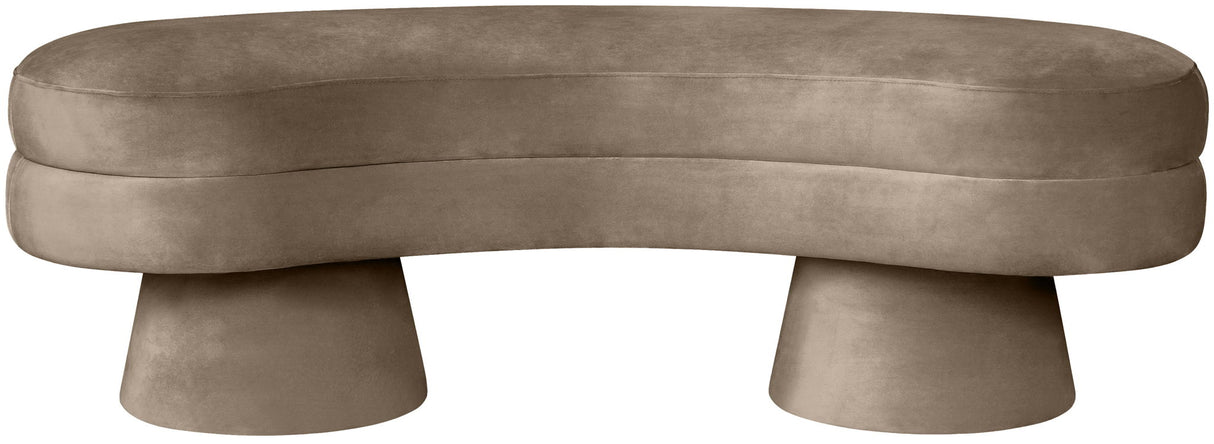 Zenna - Velvet Bench