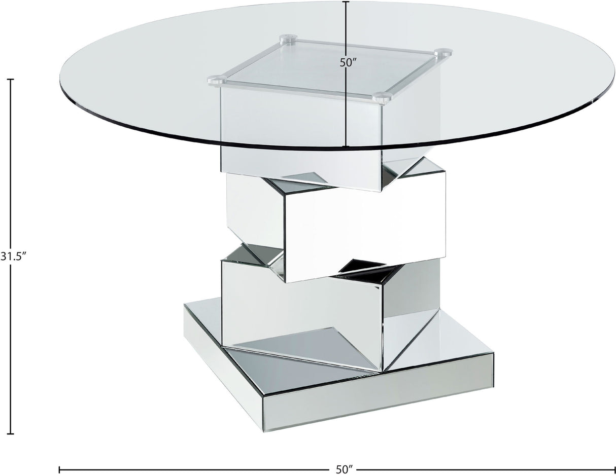 Haven - Dining Table - Pearl Silver