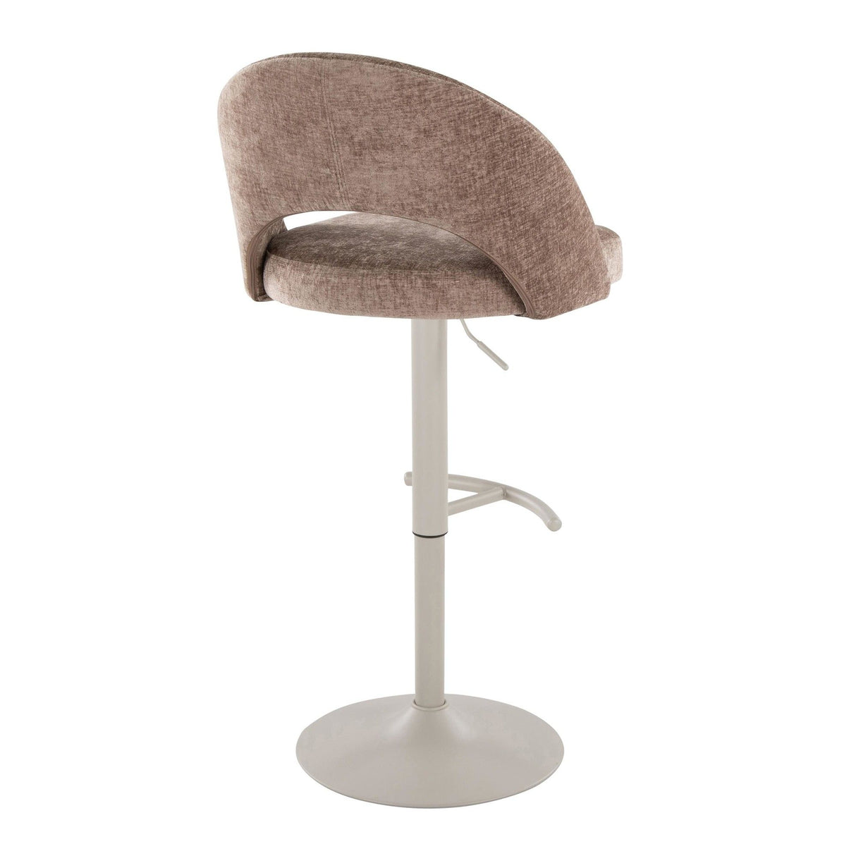 Renee - Adjustable Barstool (Set of 2) - Pearl Gray Base