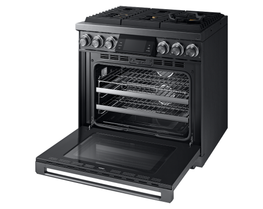 Dacor DOP36M96GLM/DA 36 inch professional gas range graphite stainless steel - oven interior