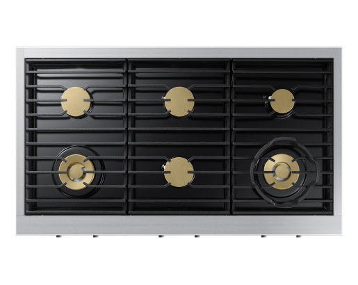 Dacor DTT48T960GS 48 Inch Gas Rangetop continuous grates